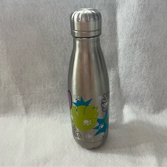 NEW Lilo & STITCH Metal Water Bottle 13.5 oz Disney Store Silver Color - Picture 3 of 8